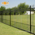 Cheap galvanized powder coated metal iron fence panels